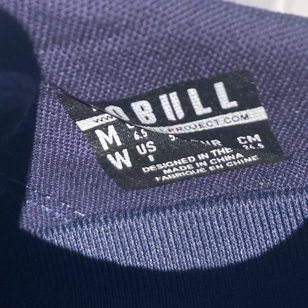NO BULL - Navy Canvas Trainer Sneakers - 8 RUNS SMALL - Picture 7 of 8